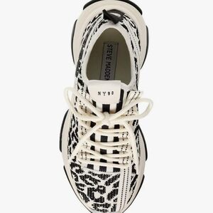 Steve Madden Black and White Women's Sneakers